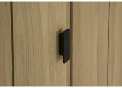 Wandmeubel Grimaldi 230cm - eik massief & decor - naturel