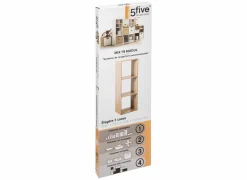 Wandrek Mix N' Modul 3 vakken 34,5x32x100,5cm - decor - naturel