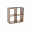 Wandrek Mix N' Modul 4 vakken 67,6x32x67,6cm - decor - naturel