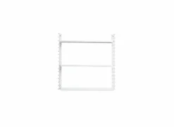 Wandrek Tomado 70x21x68cm - staal - wit