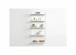 Wandrek Tomado 70x21x68cm - staal - wit