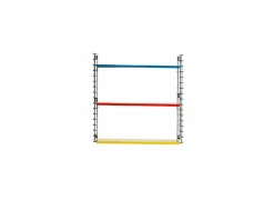 Wandrek Tomado 70x21x68cm - staal - multicolor