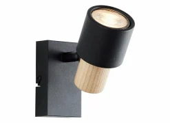 Brilliant Wandspot Pini Zwart 10W GU10