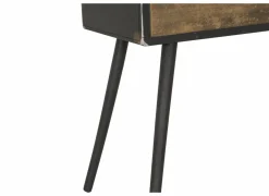 Wandtafel Esperanto 100x42x72cm - den massief & decor - naturel/zwart
