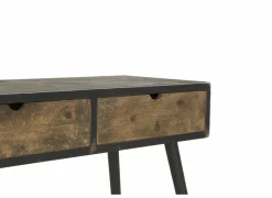 Wandtafel Esperanto 100x42x72cm - den massief & decor - naturel/zwart