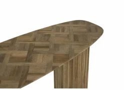 Wandtafel Maelis 120x40cm - teak massief - naturel