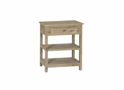 Wandtafel Novecento 70x40cm - gerecycleerd den massief - naturel