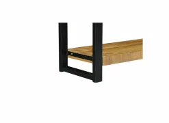 Wandtafel Sanguine 150x35cm - mango massief - natuur