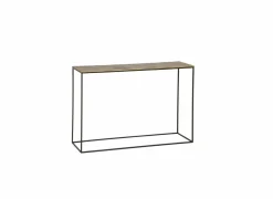 Wandtafel Steam 119x30cm - aluminium & ijzer - antique brass