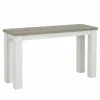 Wandtafel 138x45cm - decor - lariks & bruine eik