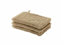 Aquanova Washandje London 16x22cm - katoen - golden