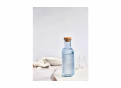 Cosy & Trendy Waterfles Raya 1L - glas - blauw