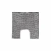 Wc-mat Indiana Shape 50x50cm - chenille - grijs