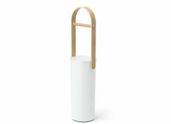 Umbra Wc-rolhouder Bellewood 18x68cm - kunststof & hout - wit & naturel