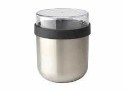 Brabantia Yoghurtbeker Make&Take 0,5L - staal - dark grey