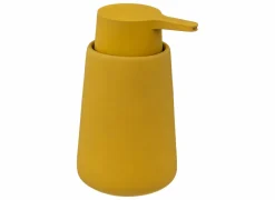 Zeeppompje Cocon Ø8,3x14,8cm - stoneware - mosterd