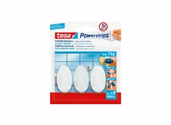 tesa Zelfklevende wandhaak 1kg, 3 stuks