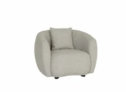 Zetel Aegea 1-zit - stof - lichtgrijs