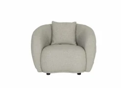 Zetel Aegea 1-zit - stof - lichtgrijs