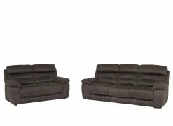 Zetel Ave 3+2-zit - stof - grijsbruin