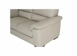 Zetel Aventi 2,5-zit - leder - grijs