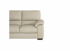 Zetel Aventi 2-zit - leder - grijs