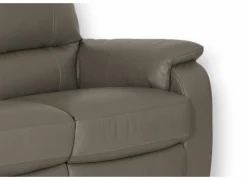 Zetel Barbiero  3-zit - leder - elephant taupe