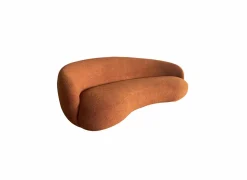 Zetel Bean 3-zit - stof - oranje