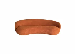 Zetel Bean 3-zit - stof - oranje