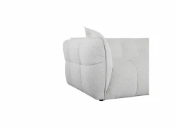 Zetel Bowie 2-zit - stof - grijs & wit