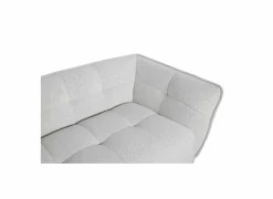 Zetel Bowie 2-zit - stof - grijs & wit