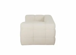 Zetel Bubble 2,5-zit - stof - wit