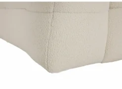 Zetel Bubble 4-zit - stof - wit