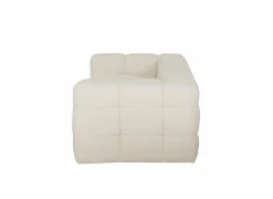 Zetel Bubble 4-zit - stof - wit