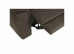 Zetel Cluny 3+2+1-zit - stof - bruingrijs met relax