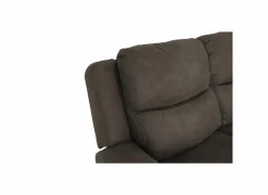 Zetel Cluny 2-zit - stof - bruingrijs met relax