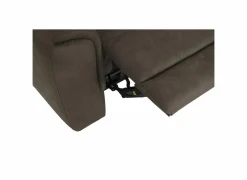 Zetel Cluny 2-zit - stof - bruingrijs met relax