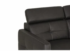 Zetel Dervaux 3+2-zit - stof - antraciet met relax