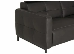 Zetel Dervaux 3+2-zit - stof - antraciet met relax