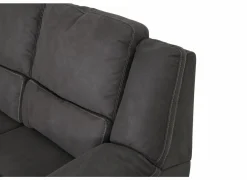 Zetel Elle 3+2-zit - stof - bruin met relax