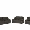Zetel Elle 3+2+1-zit - stof - bruin met relax