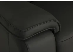 Zetel Final 2,5+2-zit - leder - shalegrey met relax