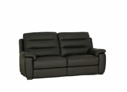 Zetel Folk 2,5-zit - leder - antraciet