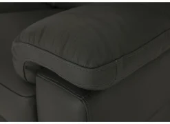 Zetel Folk 2,5+2-zit - leder - antraciet