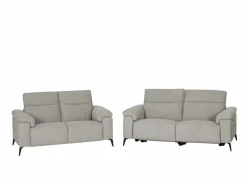 Zetel Funk 3+2-zit - stof - grijs met relax