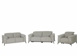 Zetel Funk 3+2+1-zit - stof - grijs met relax