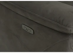 Zetel Globe 3+2-zit - stof - bruingrijs met 2 relaxen