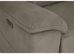 Zetel Grande 3+2-zit - stof - silver grey met relax