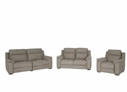 Zetel Grande 3+2+1-zit - stof - silver grey met relax