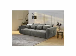 Zetel Gulliver 4-zit - stof - grijs